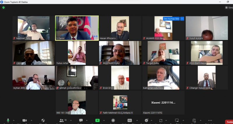 TOPLU SÖZLEŞME SÜRECİ GÖRÜNTÜLÜ TOPLANTI İLE DEĞERLENDİRİLDİ